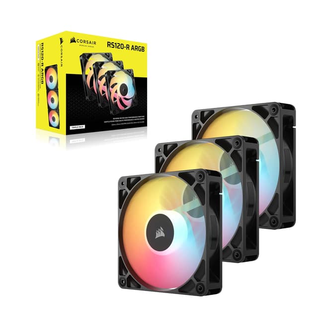 Corsair RS120-R ARGB 120mm PWM Fans - Triple Pack [CO-9050196-WW]