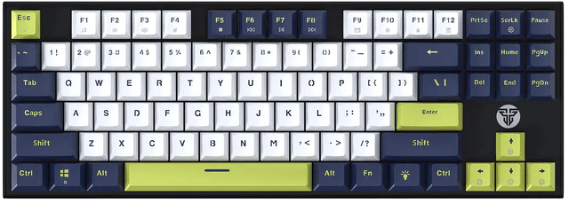 Fantech Atom87S MK877S - White MORI Edition / Red Switches