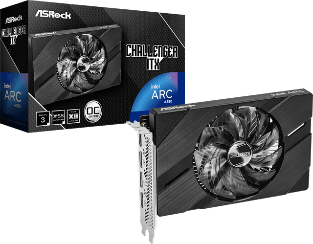 ASRock Arc A380 Challenger ITX 6GB OC [A380 CLI 6GO]