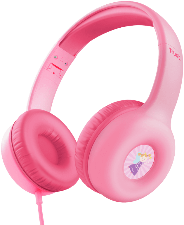 Trust Nouna Kids Headphones - Pink (25277)