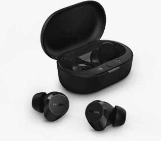 Philips Auriculares realmente inalámbricos - Negro (TAT1209BK/00)