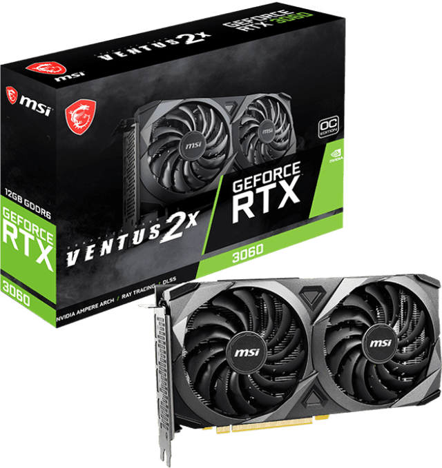 MSI GeForce RTX 3060 VENTUS 2X 12G OC
