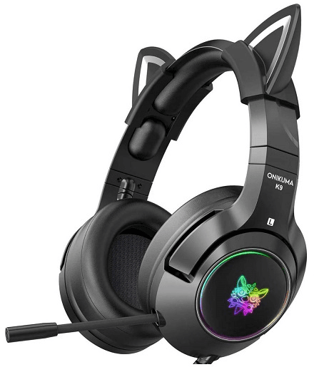 Onikuma K9 RGB - Cat Black