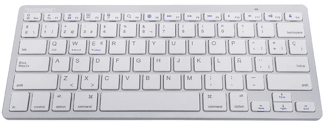 Tecmaster Bluetooth Keyboard - White (TM-100507)