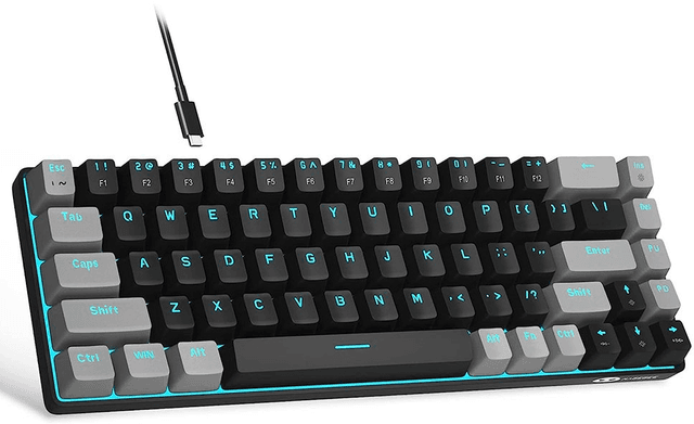 Magegee MK-Box - Gray / Black - Red Switches