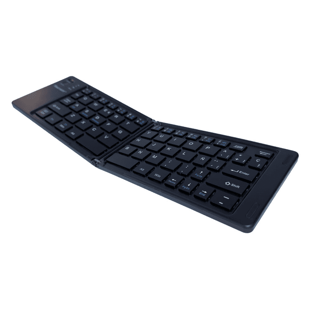 Tecmaster Mini Teclado Plegable BT Wireless Recargable (TM-100563-BK)
