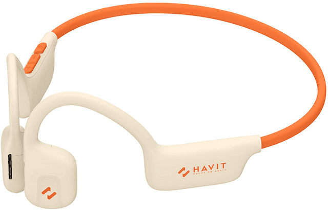 Havit Freego1 Air Conduction Headphone - Cream