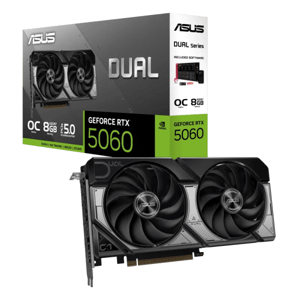 ASUS Dual GeForce RTX 5060 8GB GDDR7 OC Edition [DUAL-RTX5060-O8G]