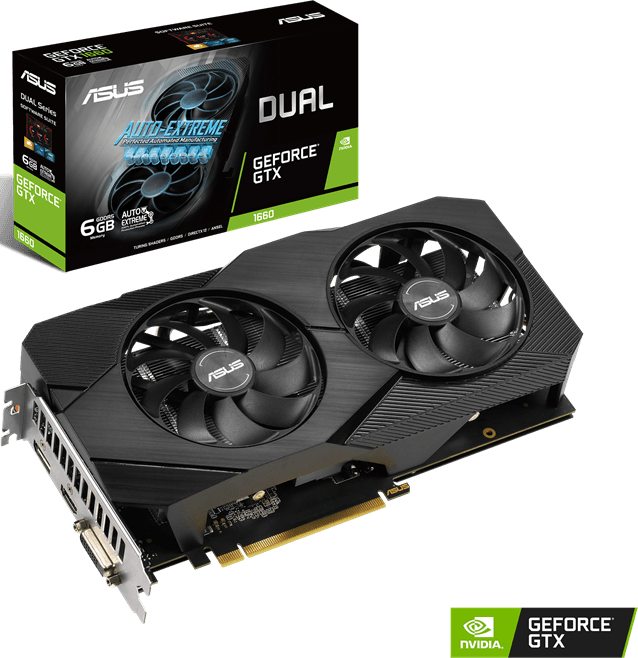 ASUS Dual GeForce GTX 1660 6GB GDDR5 EVO [DUAL-GTX1660-6G-EVO]