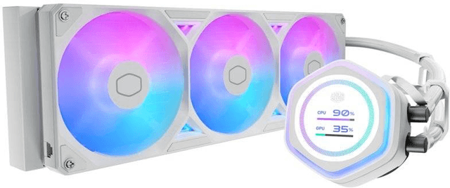 Cooler Master MasterLiquid Atmos II LCD 360 - White [MLX-D36M-A25SZ-LW]