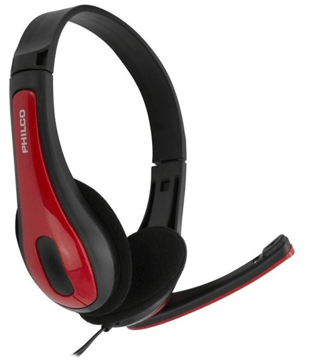 Philco Multimedia Headset 408RD - Red (29PLC408RD)