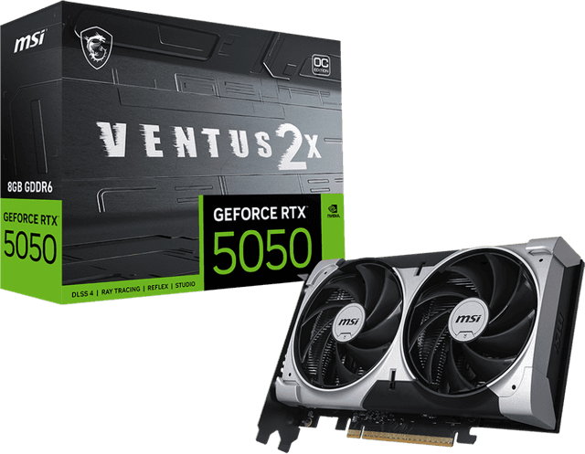 MSI GeForce RTX 5050 8G VENTUS 2X OC [G5050-8V2C]