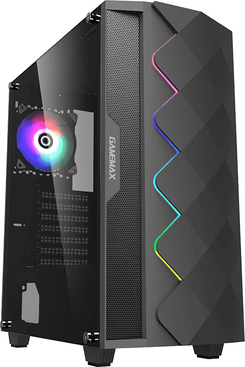 Gamemax Black Diamond RGB - Negro