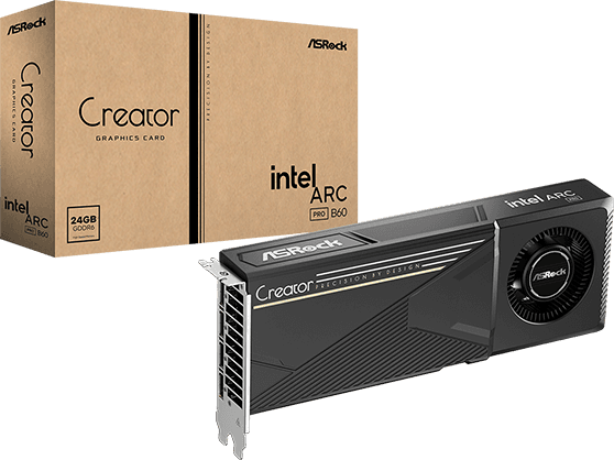 ASRock Arc Pro B60 Creator 24GB [B60 CT 24G]