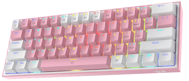 Redragon FIZZ K617-RGB B - Pink / White