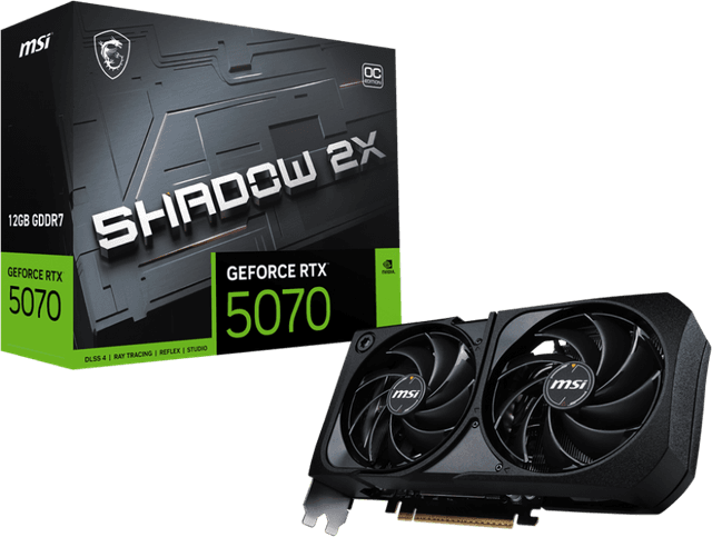 MSI GeForce RTX 5070 12G SHADOW 2X OC [G5070-12S2C]