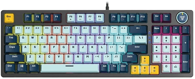 Fantech Atom96 MK890V2 SkyBlue - Red Switch