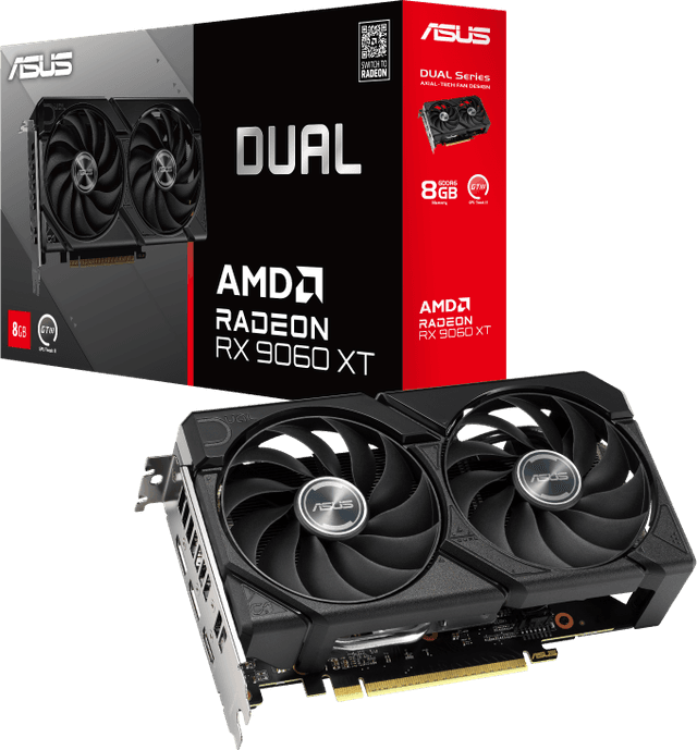 ASUS Dual Radeon RX9060XT 8G GDDR6 [DUAL-RX9060XT-8G]