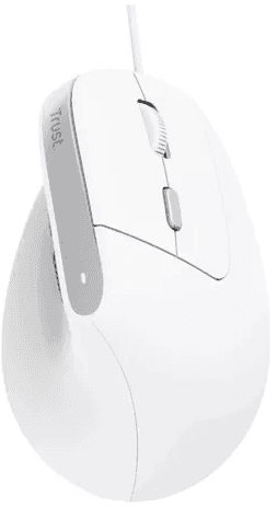 Trust Bayo II Ergonomic Mouse - White (25397)
