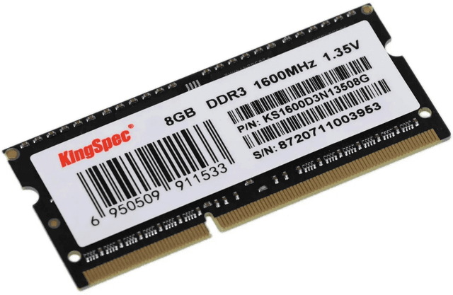 KingSpec KS1600D3N13508G (1 x 8 GB | SO-DIMM DDR3L-1600)