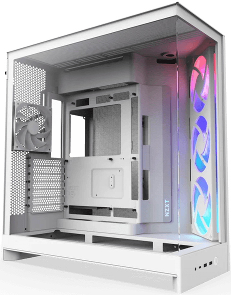 NZXT H9 Flow RGB - White (CM-H92FW-R1)