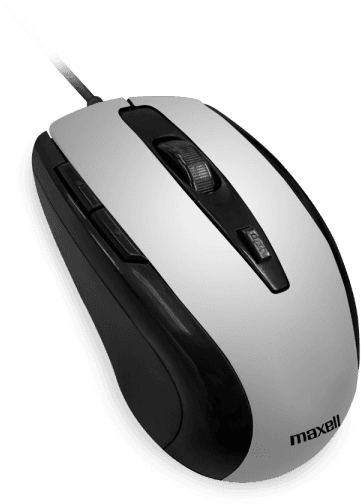 Maxell OpticalMouse MOWR-105 - Silver