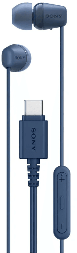 Sony Audífonos internos USB-C con cable - Azul (IER-EX15C/LZUC)