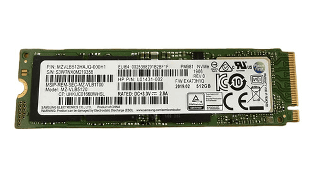 Samsung PM981 512 GB (MZ-VLB5120)