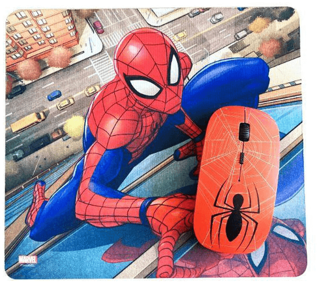 Disney Spider Man + MousePad (Red) (76444N-NOC-ESP-12)