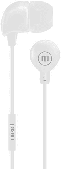 Maxell IN-BAX Earphone w/ Mic - White