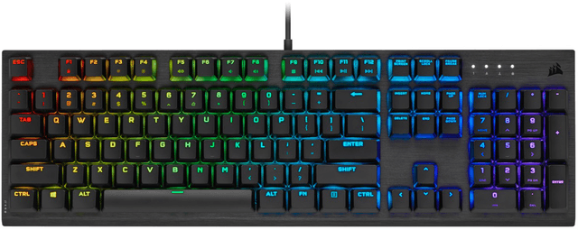 Corsair K60 RGB PRO Low Profile - Cherry MX Low Profile Speed (CH-910D018-SP)
