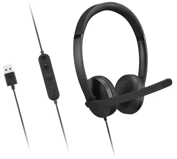 Lenovo USB-A Wired Stereo Headset Gen 2 (4XD1P83425)
