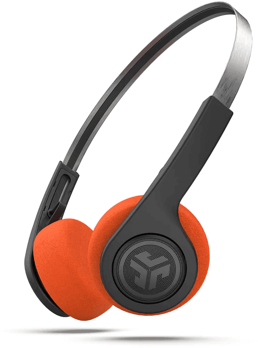 JLab Rewind Wireless Retro Headphones (HBREWINDRBLK4)