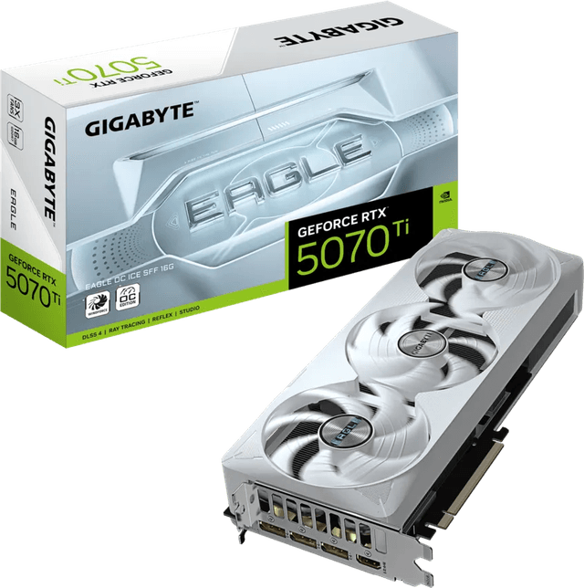 Gigabyte GeForce RTX 5070 Ti EAGLE OC ICE SFF 16G [GV-N507TEAGLEOC ICE-16GD]