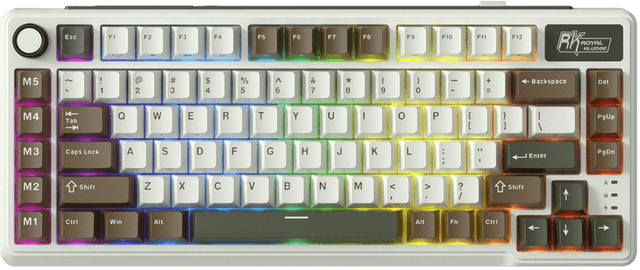 Royal Kludge L75 (Olive Green / Cream Switch)
