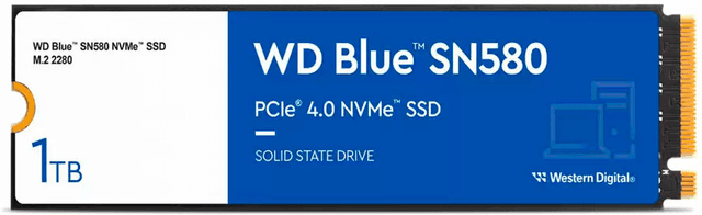 Western Digital Blue SN580 1 TB (WDS100T3B0E)