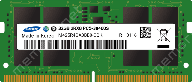 Samsung M425R4GA3BB0-CQK (1 x 32 GB | SO-DIMM DDR5-4800)