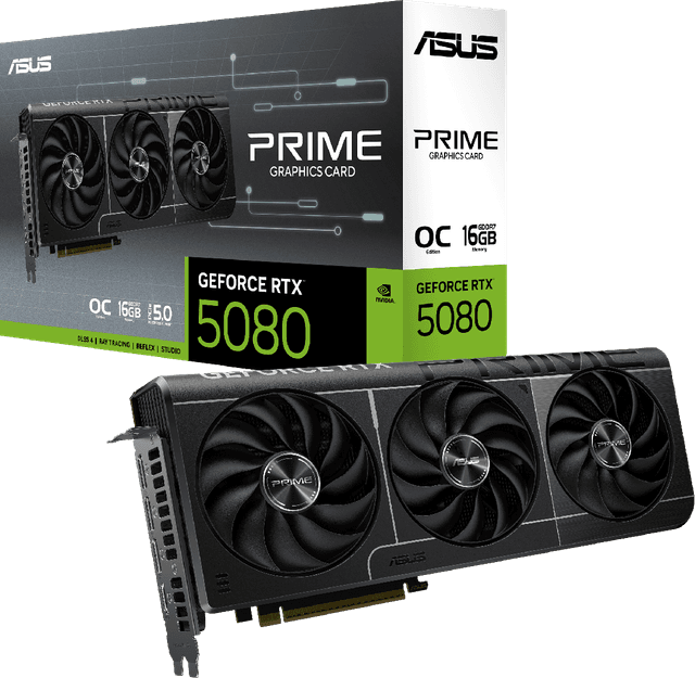 ASUS PRIME GeForce RTX 5080 16GB GDDR7 OC Edition [PRIME-RTX5080-O16G]