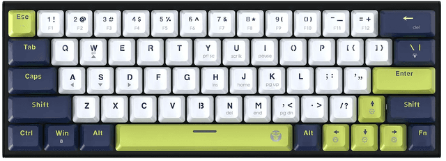 Fantech ATOM63 MK874V2 - MORI White Edition / Red Switches