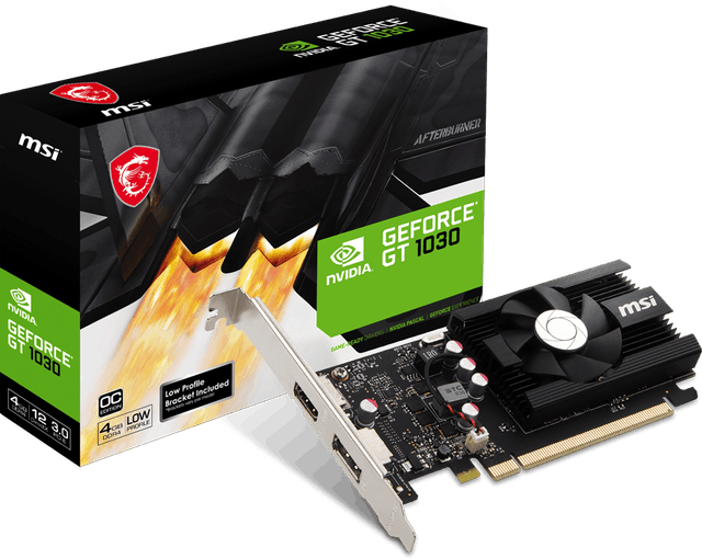 MSI GeForce GT 1030 4GD4 LP OC [GT 1030 4GD4 LP OC]