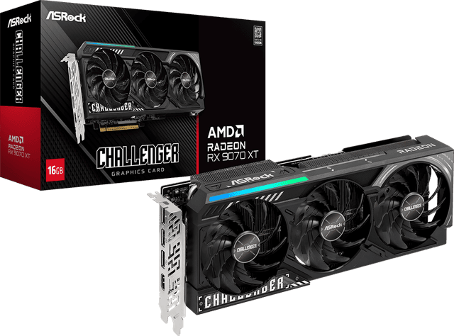 ASRock Radeon RX 9070 XT Challenger 16GB [RX9070XT CL 16G]