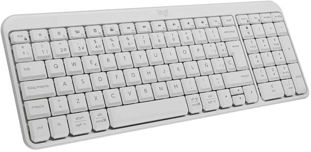 Logitech K250 Wireless Keyboard - White
