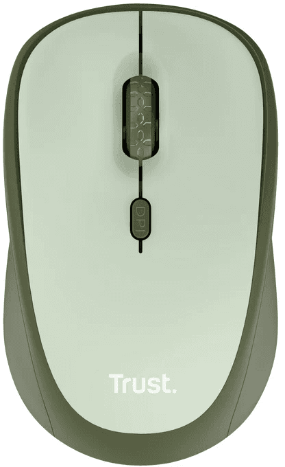 Trust Yvi+ Silent Wireless Mouse - Green (24552)