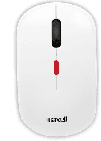 Maxell Wireless Mouse 1600DPI - White (MOWL-100)