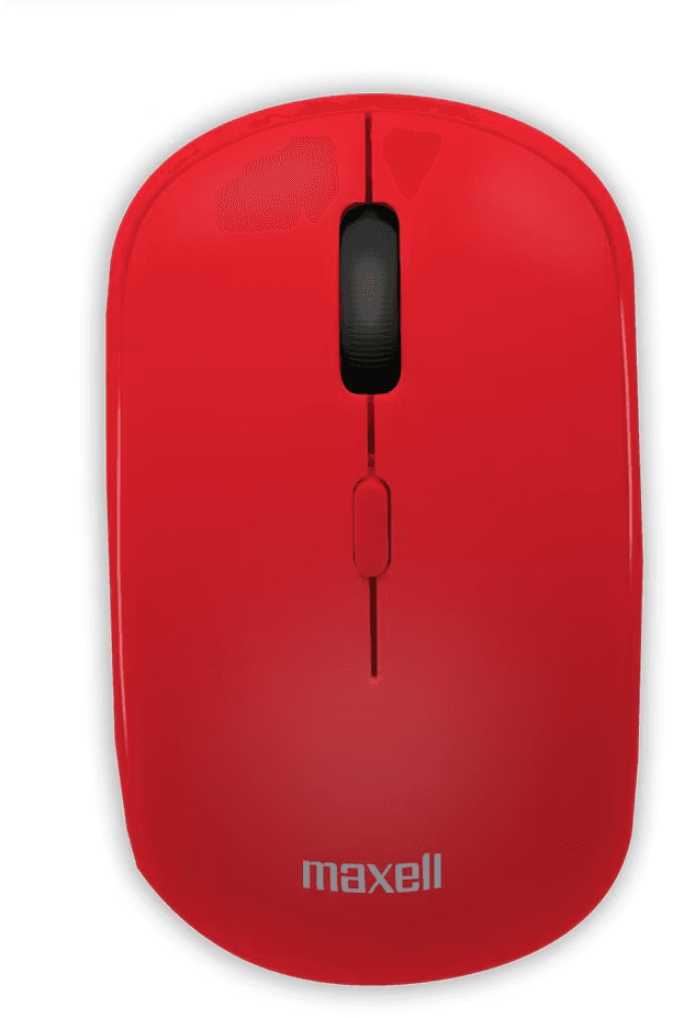 Maxell Wireless Mouse 1600DPI - Red (MOWL-100)