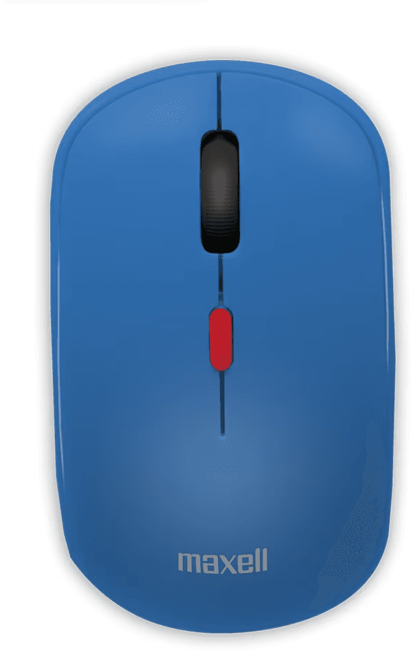 Maxell Wireless Mouse 1600DPI - Blue (MOWL-100)
