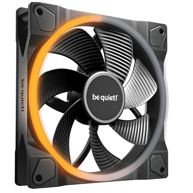 be quiet! Light Wings 140mm PWM Reverse - Black [BL134]
